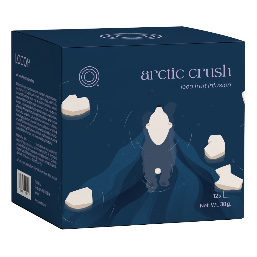 Arctic Crush - 12 sachet box Arctic Crush - fruitige ijsthee - 12 zakjes - LOOOM
