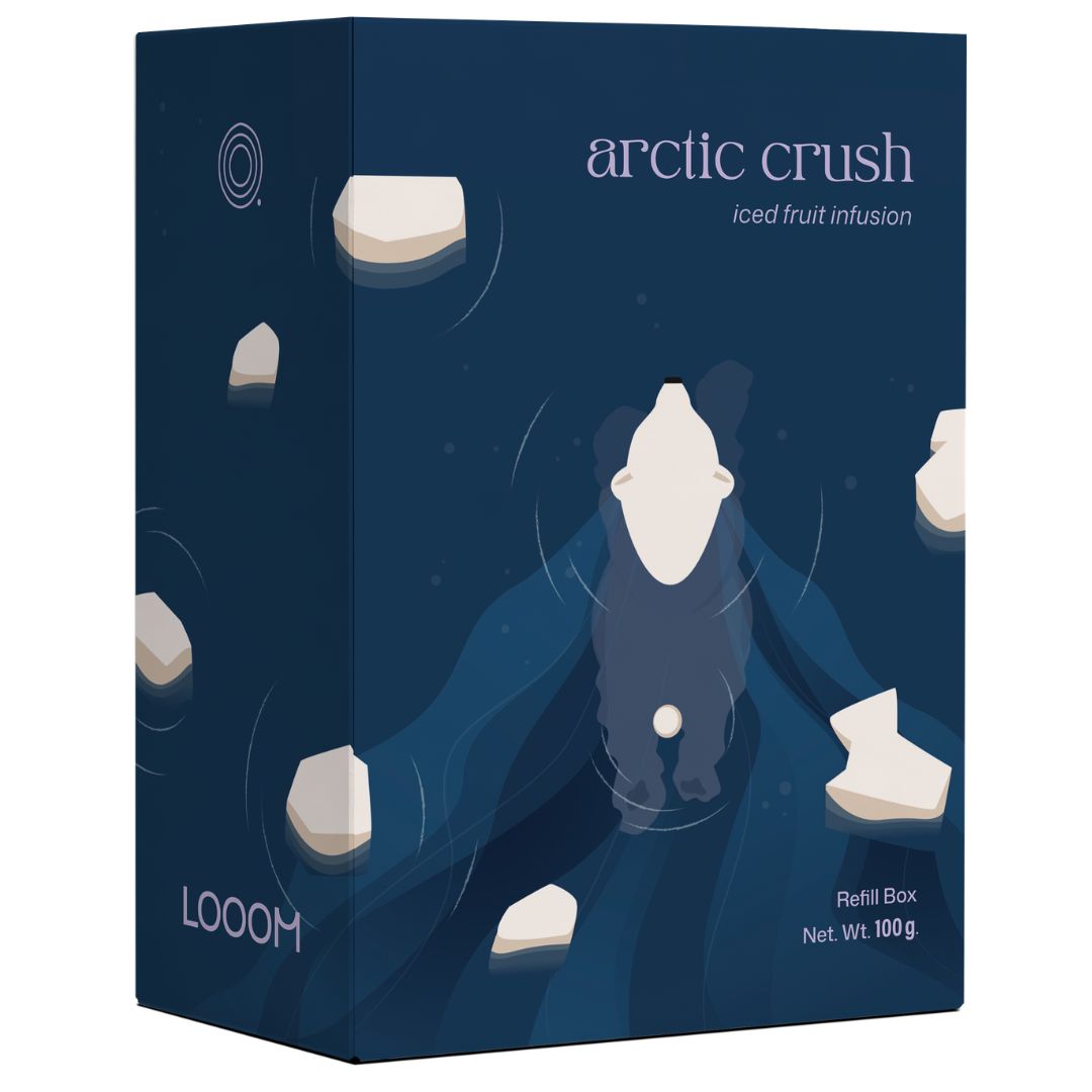 Arctic Crush - Refill box Fruitige ijsthee infusie - Arctic Crush - 100g losse thee