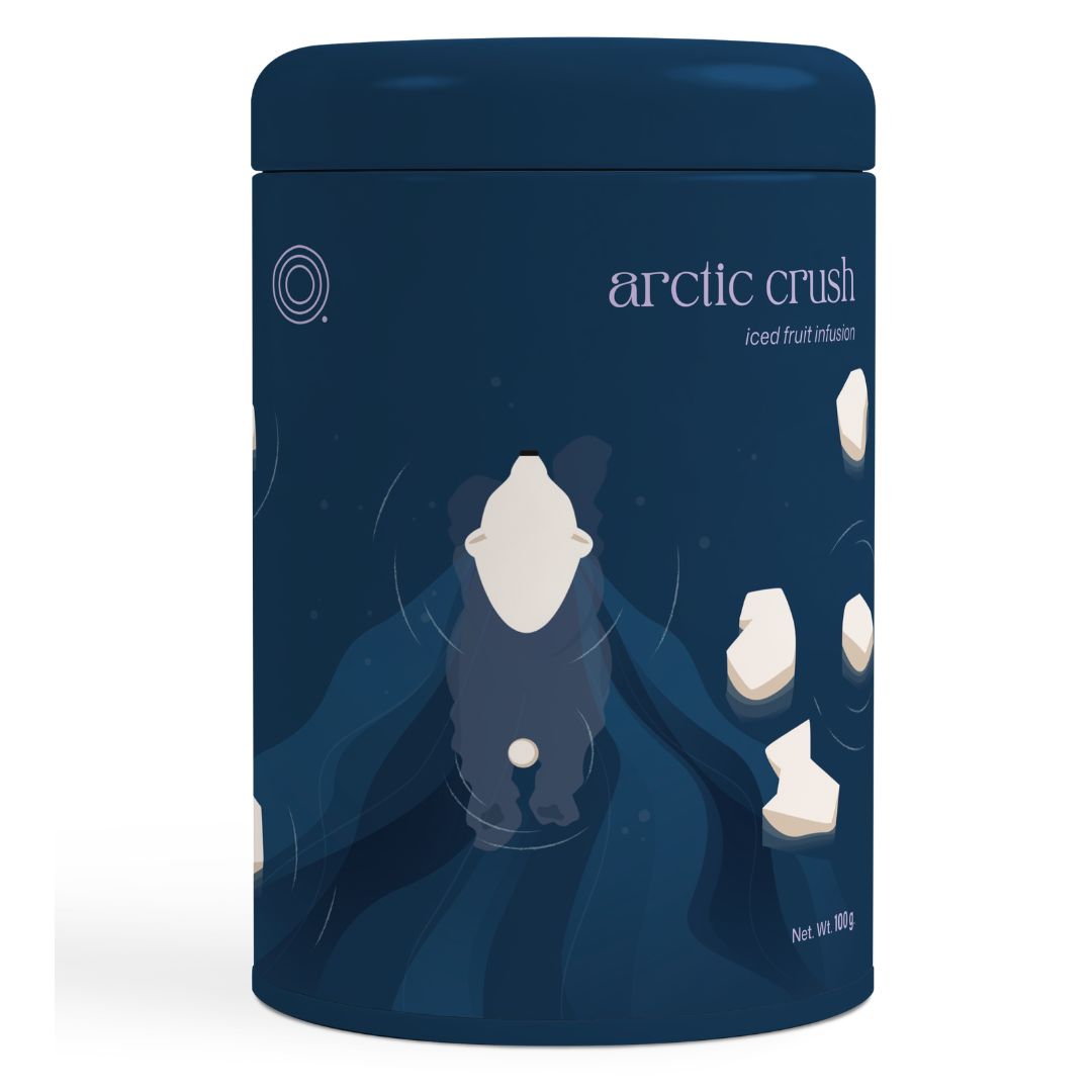 Arctic Crush - Tin Canister Tin canister Arctic Crush van LOOOM. fruitige ice tea losse thee