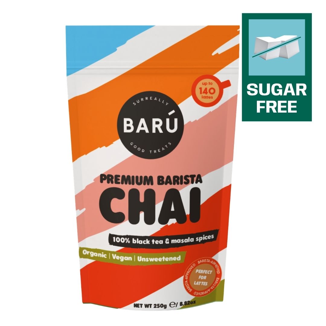 Barista Chai 250g zak van 250g Premium Barista Chai van Barú met biologische masala kruidenmix