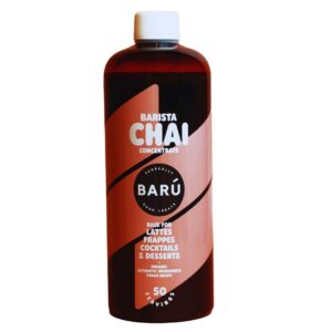 Barista Concentrate Chai Barú 750ml biologische chai concentrate voor horeca