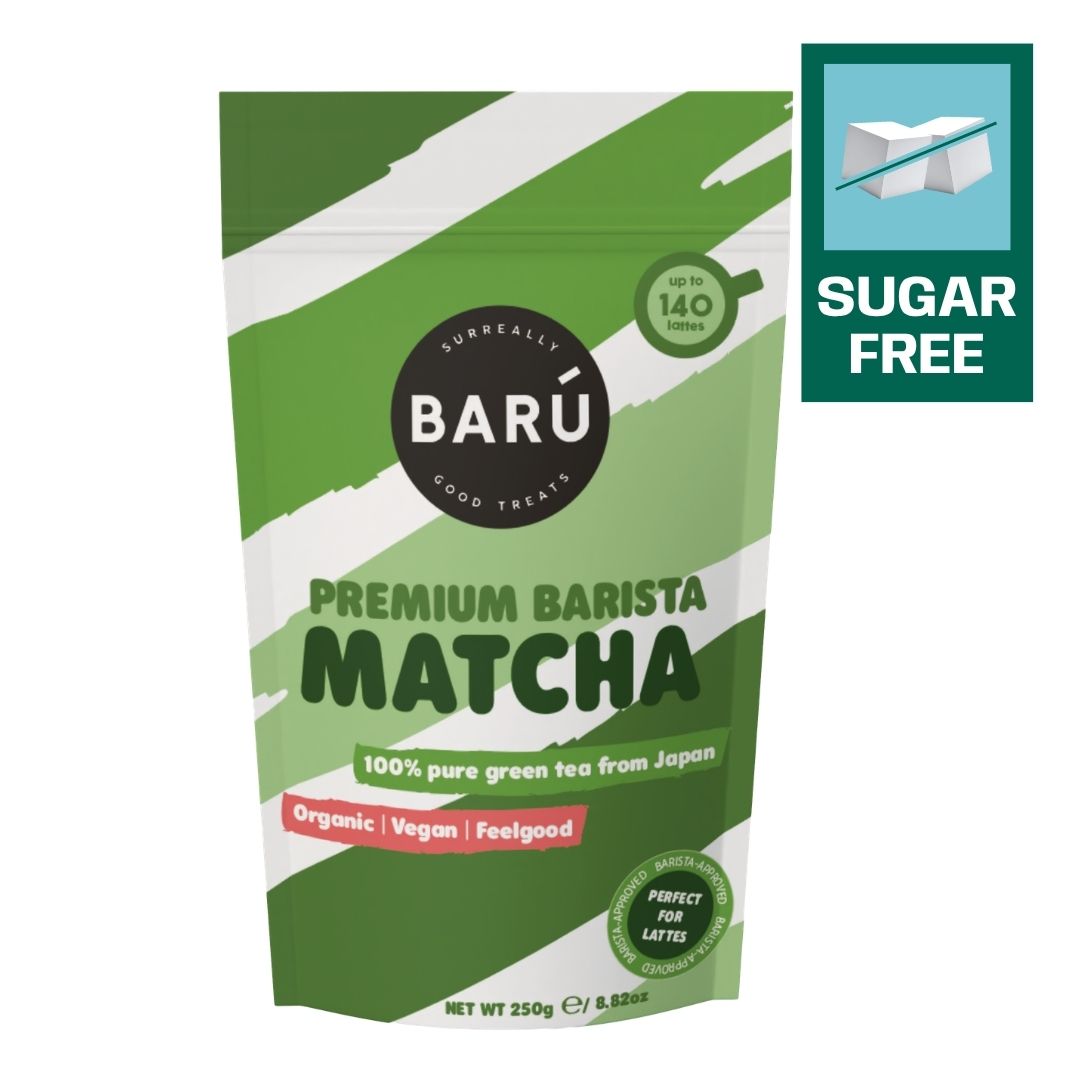 Barista Matcha 250g zak Barú Premium Barista Matcha – biologische Japanse matchapoeder - 250g