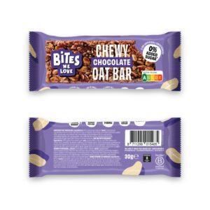 Chewy Oat Bar Chocolate 30g – vegan haverreep zonder toegevoegde suikers