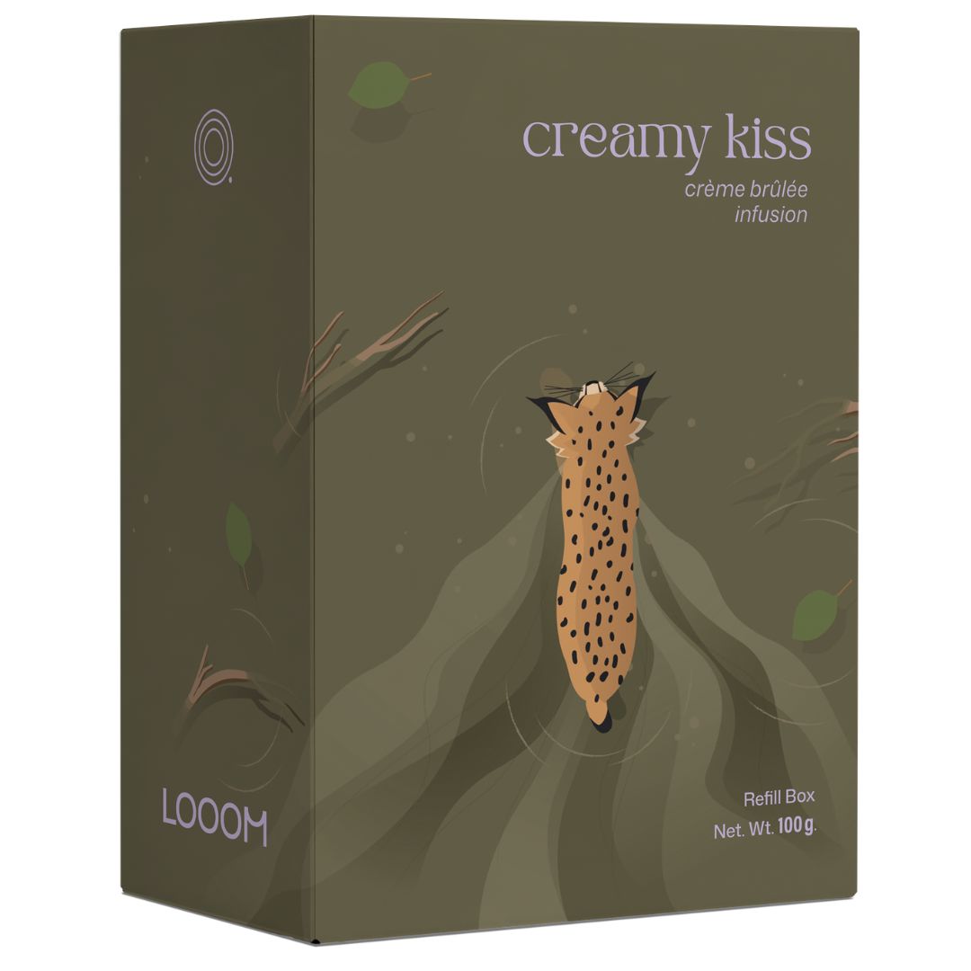 Creamy Kiss - Refill box Creamy Kiss - rooibos - 100g losse thee