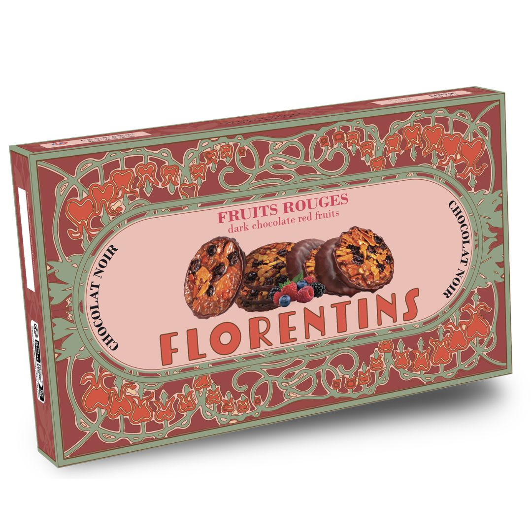 Florentines - Red Berries & Dark Chocolate (100g) Florentines Red Berries Dark Chocolate Maison de Florentins 100g