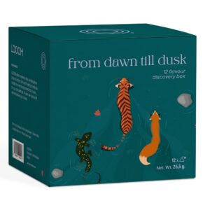 From Dawn Till Dusk discovery box van LOOOM met 12 theezakjes.