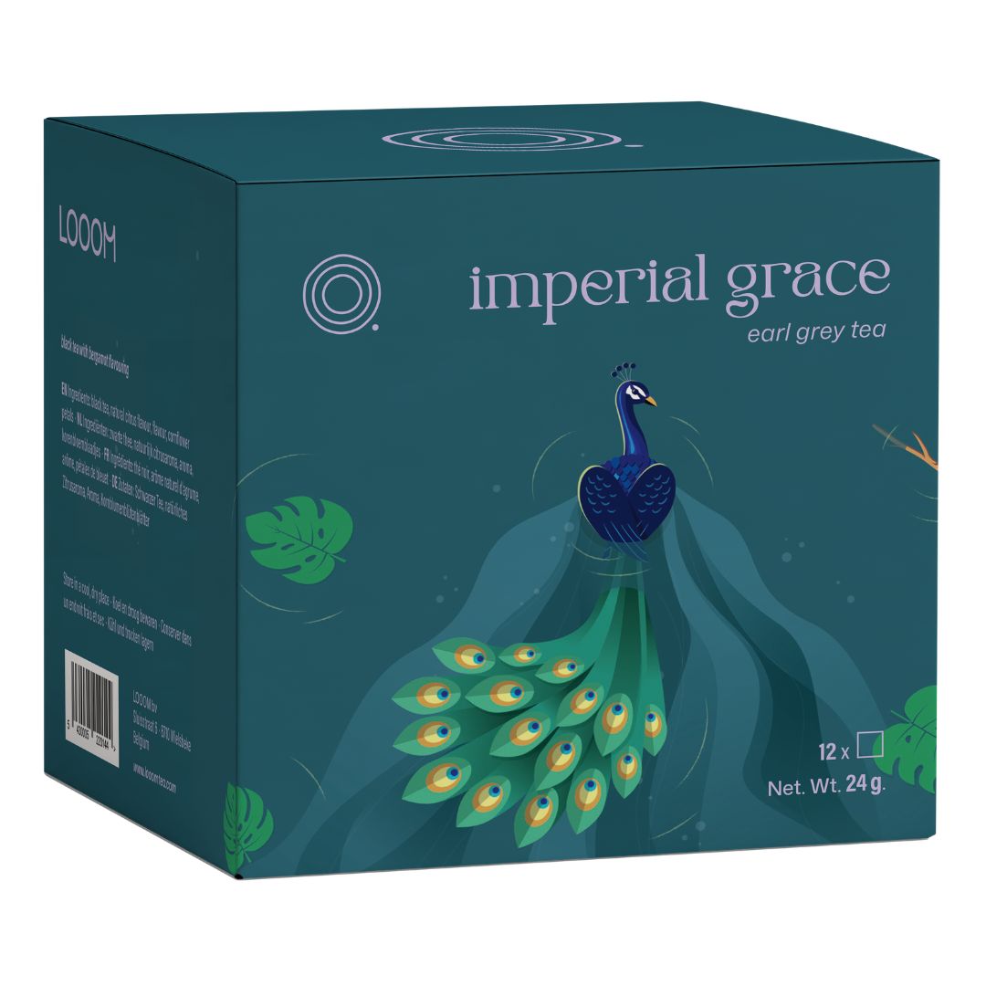 Imperial Grace - 12 sachet box Imperial Grace - Earl Grey thee - 12 zakjes - Looom