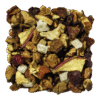 Losse blaadjes van LOOOM Sweet Heart apple crumble infusion: appelstukjes, rode bessen en witte fruitblokjes