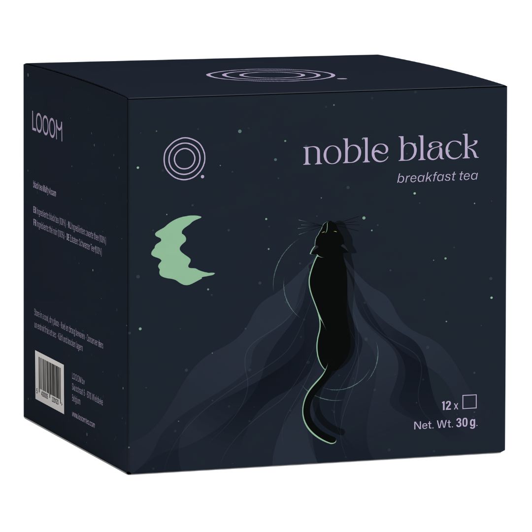 Noble Black - 12 sachet box Noble Black - Zwarte thee - 12 zakjes - Looom