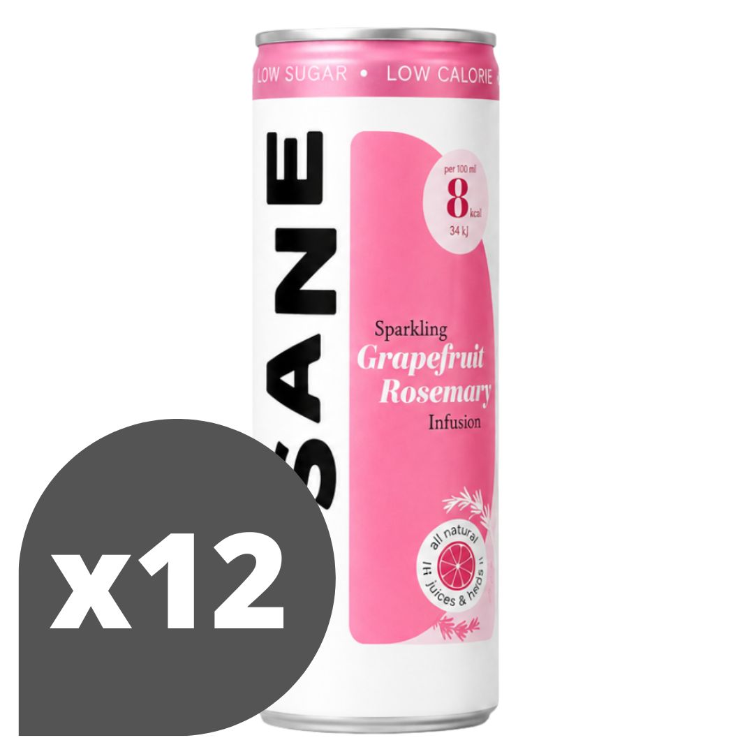 N'sane CanGrapefruit Rosemary Colli 12st N'sane Can Grapefruit Rosemary doos 12 blikjes