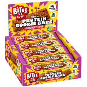 Protein Cookie Bar Chocolate Chip colli display 12st Bites We Love
