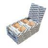 Zijaanzicht van displaybox met Supersec Natural Sesame Crackers
