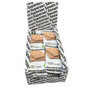 Displaybox met Supersec Natural Sesame Crackers