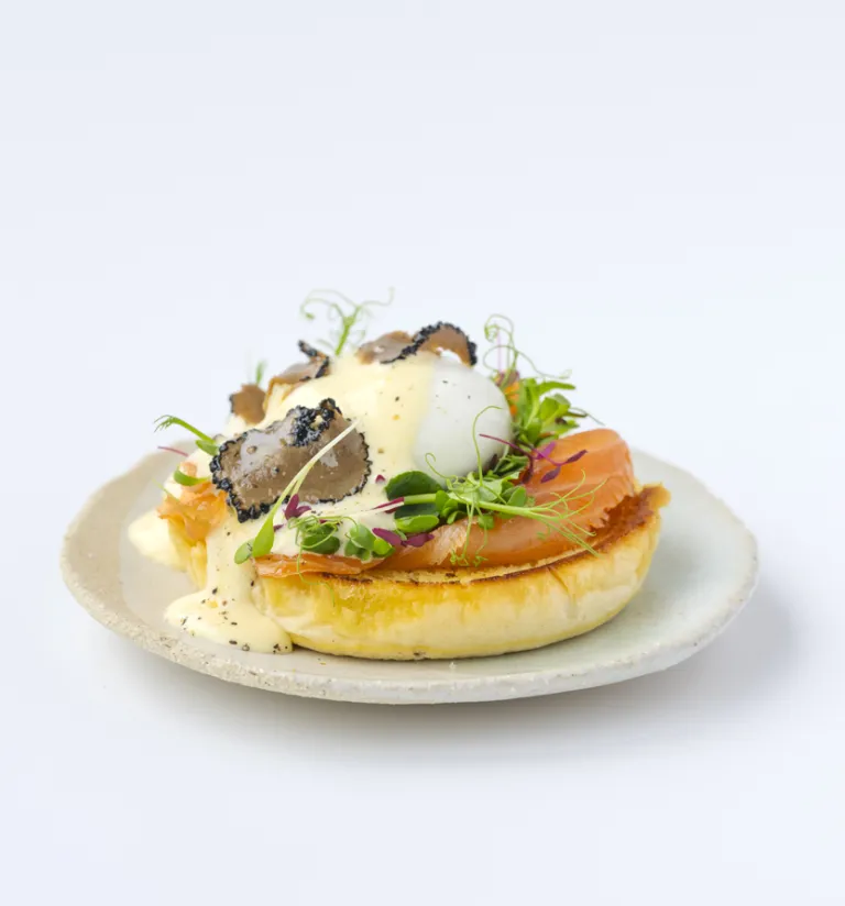 egg benedict met truffel - truff'it up