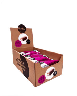 Barú marshmallow reep met melkchocolade en gezouten karamel (30g) colli met 18 stuks