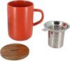 OGO - Theemok met zeef en deksel - Rood – Image 2