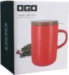 OGO - Theemok met zeef en deksel - Rood – Image 3